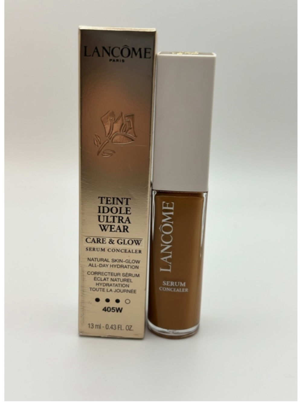 Lancôme Teint Idole Ultra Wear Care & Glow Serum Concealer 405W 13ml New